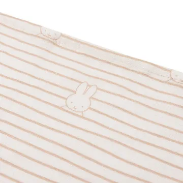 JOLLEIN Tetra pelene 70x70 cm Miffy Stripe Biscuit (3 kom)