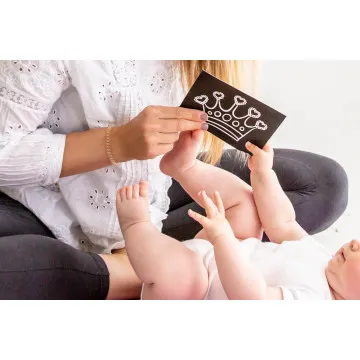 Razvojne kontrastne kartice za bebe Mali Migec