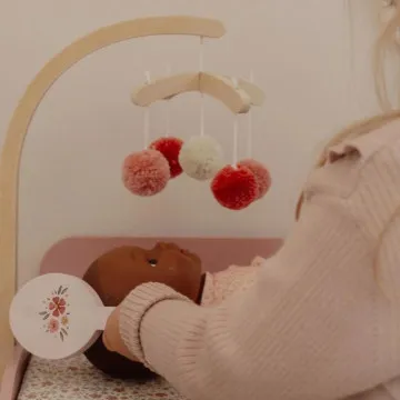 Little Dutch drvena komoda za presvlačenje lutke bebe