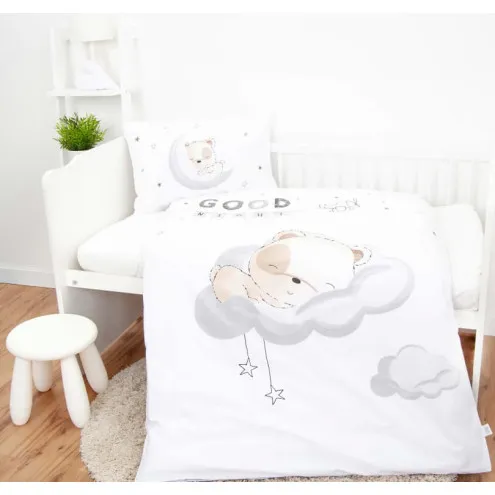 BABYBEST Posteljina za bebe Little Bear Flanel 100x135 cm