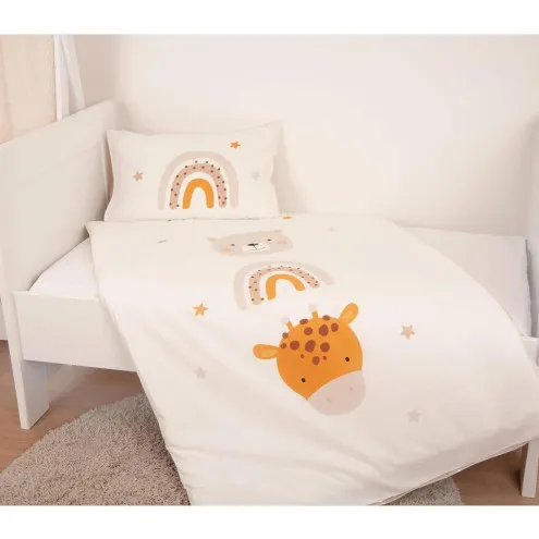 BABYBEST Posteljnina za bebe 100x135 cm Little Friends