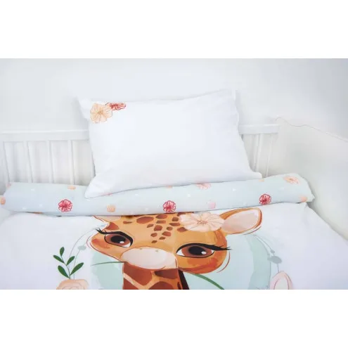 BABYBEST Otroška posteljnina 100x135 cm Žirafa