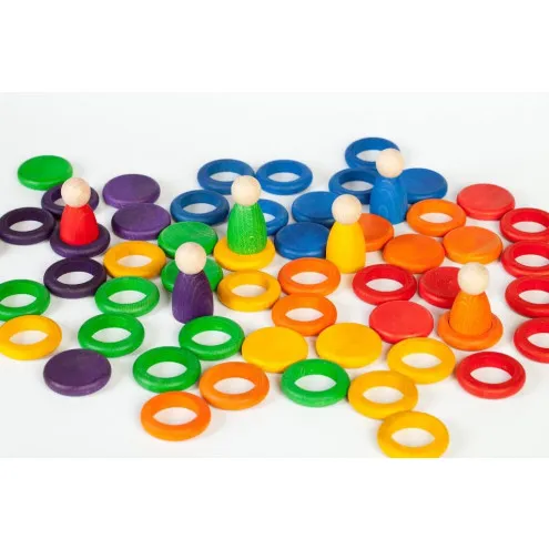 Grapat loose parts drvene igračke za slobodnu igru