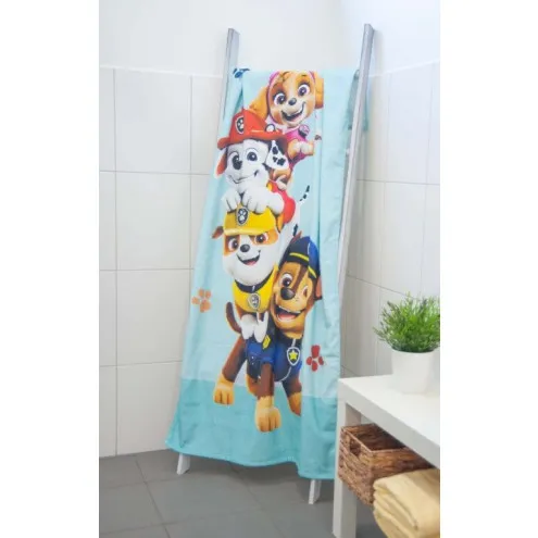 HERDING Dječji ručnik za plažu 75x150 cm Paw Patrol Green