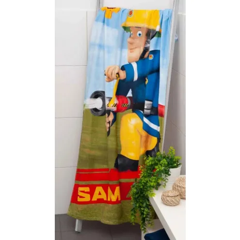 HERDING Dječji ručnik za plažu 75x150 cm Vatrogasac Sam
