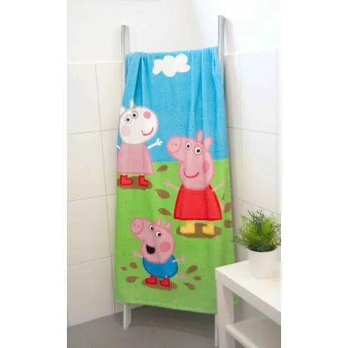 HERDING Dječji ručnik za plažu 75x150 cm Pepa Prase