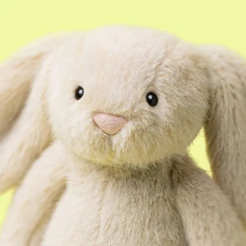 Jellycat Bunny Wheat Flufflet mekani zeko