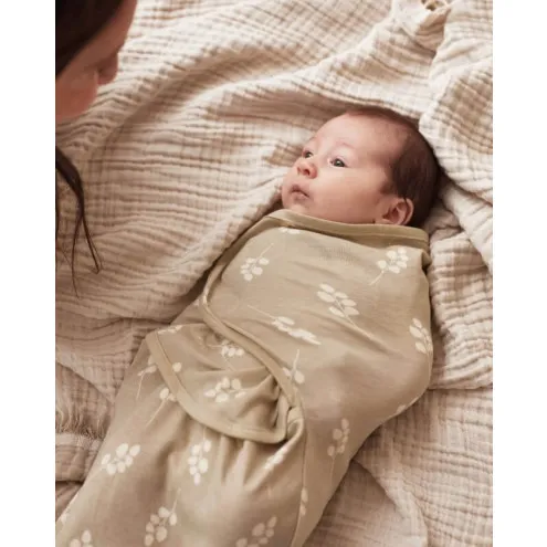JOLLEIN Vreća za spavanje za bebe Swaddle Twig Olive Green 0-3 m