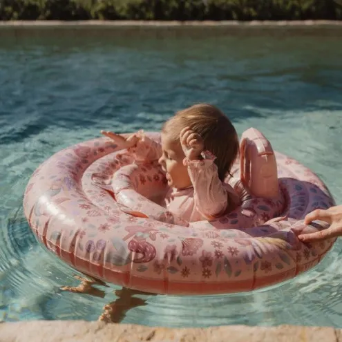 Ružičasti kolut za plivanje za bebe Dreamy Mermaid
